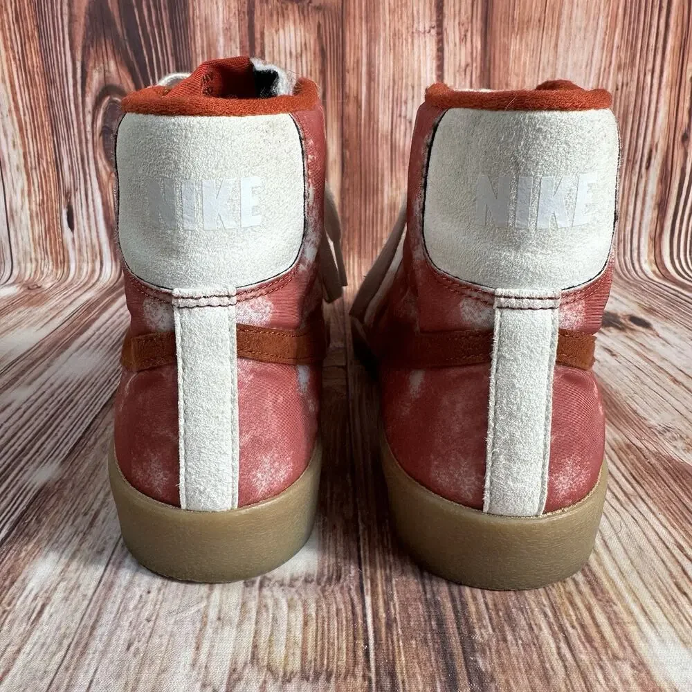 Nike BLAZER Mid '77 Cozi By You Big Kids Mens Size 7 Red High Top Sneakers Shoes